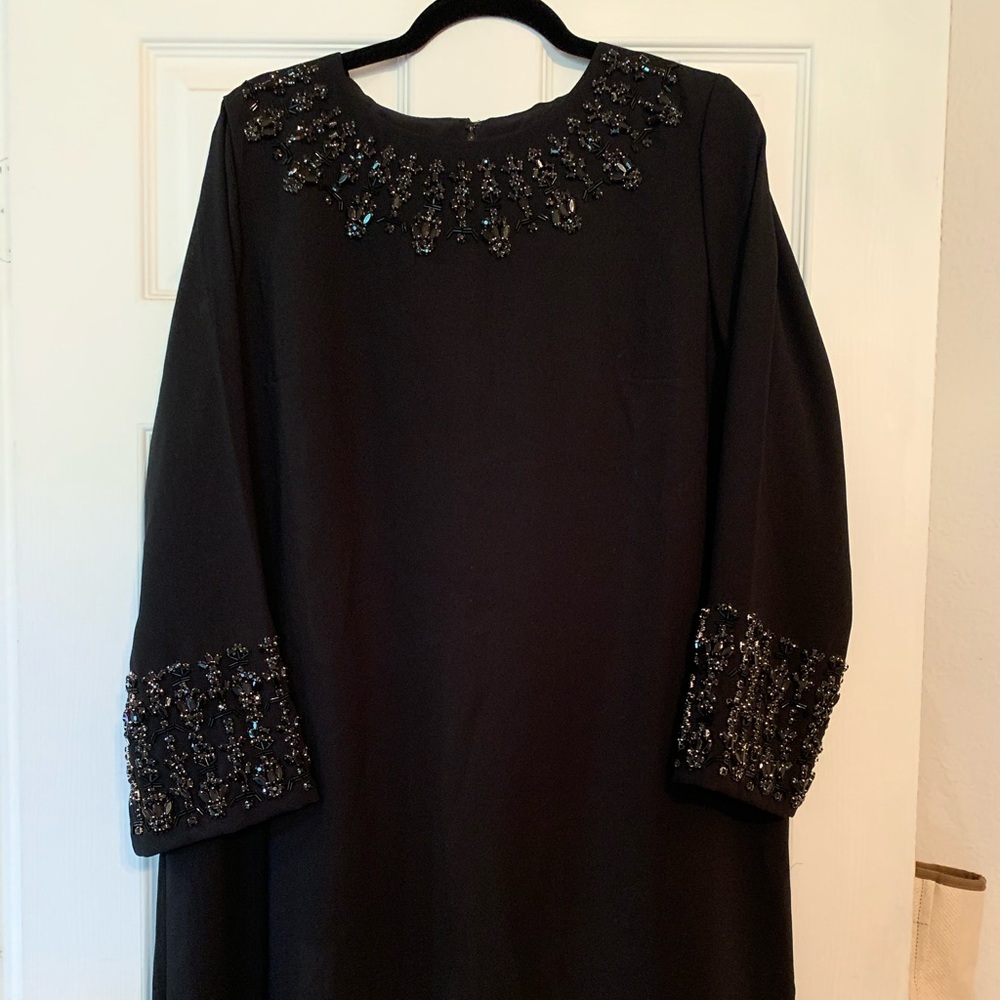 JCrew beaded shift dress - size 14 - new with tags